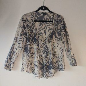 ELLA MOSS leopard print blouse